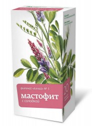 Фиточай БАД Фиточай Алтай №5 Мастофит с солодкой 20 шт. ф/пак. 2 г